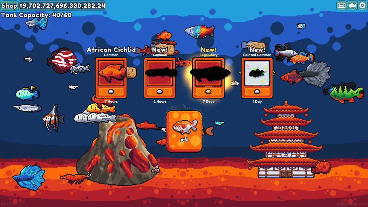 Chillquarium gameplay capture