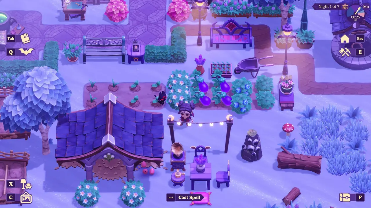 Moonlight Peaks gameplay capture