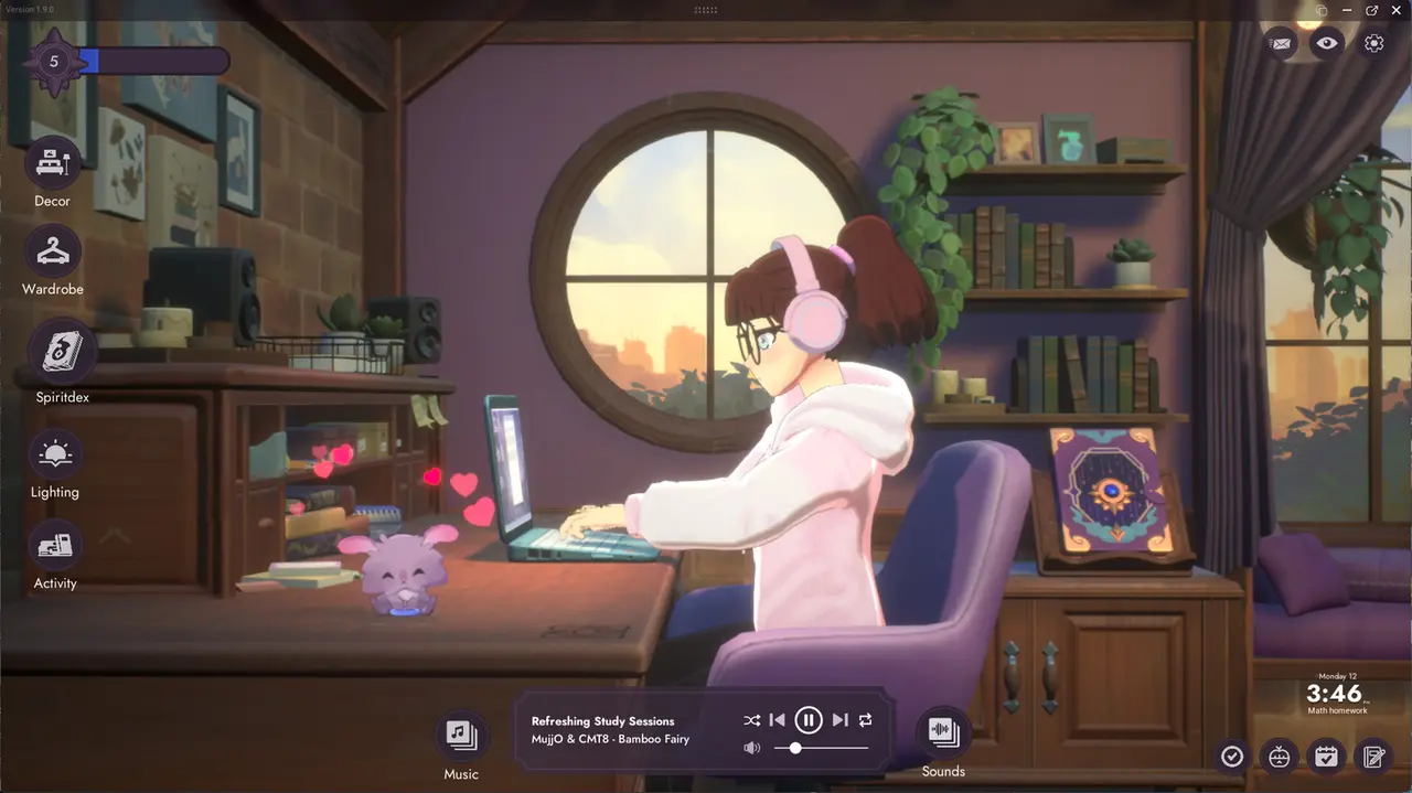 Spirit City: Lofi Sessions gameplay capture