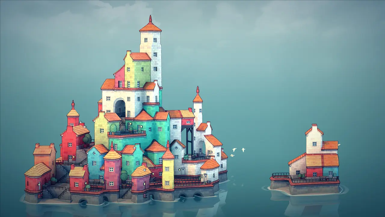 Townscaper gameplay capture